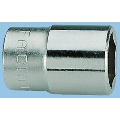 Facom 1/2 in Drive 1/2in Standard Socket, 12 point, 36 mm Overall Length