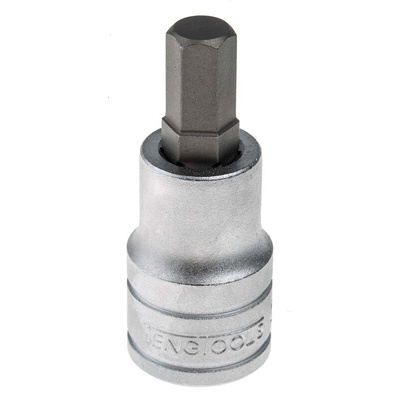 Teng Tools 1/2 in Drive Bit Socket, Hex Bit, 9mm