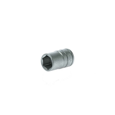 Teng Tools 1/2 in Drive 16mm Standard Socket, 6 point, 38 mm Overall Length