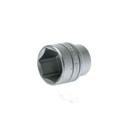 Teng Tools 1/2 in Drive 33mm Standard Socket, 6 point, 45.5 mm Overall Length