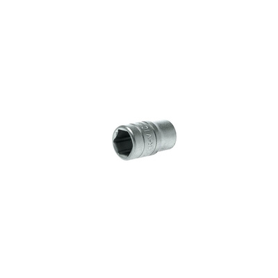 Teng Tools 1/4 in Drive 10mm Standard Socket, 6 point, 25 mm Overall Length