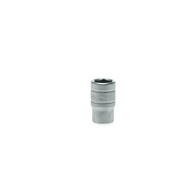 Teng Tools 1/4 in Drive 10mm Standard Socket, 6 point, 25 mm Overall Length