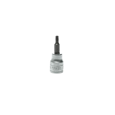 Teng Tools 3/8 in Drive Bit Socket, Tamperproof Torx Bit, T20
