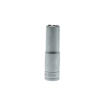 Teng Tools 1/2 in Drive 14mm Deep Socket, 6 point, 79 mm Overall Length