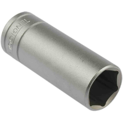 Teng Tools 3/8 in Drive 15mm Deep Socket, 6 point, 45.5 mm Overall Length