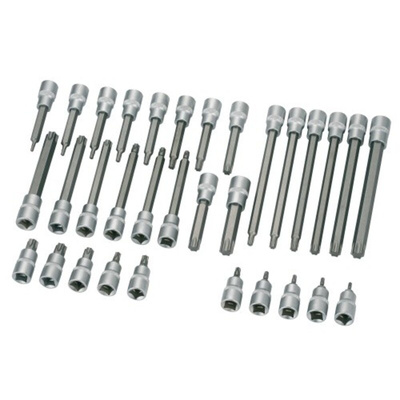 SAM 1/2 in Drive Bit Socket, Torx Bit, T20, 55 mm Overall Length