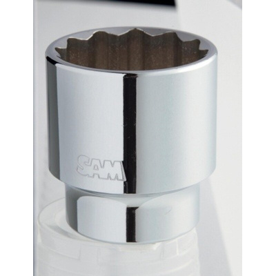 SAM 3/4 in Drive 33mm Standard Socket, 12 point, 56 mm Overall Length