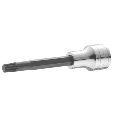 Facom 1/2 in Drive Bit Socket, XZN Spline Bit, M12, 140 mm Overall Length