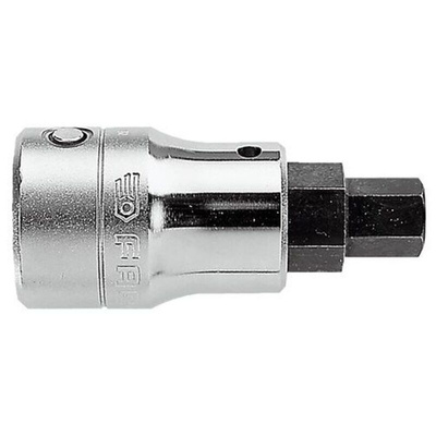 Facom 3/4 in Drive Bit Socket, Hex Bit, 22mm, 74.5 mm Overall Length