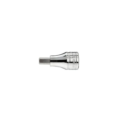 Facom 3/8 in Drive Bit Socket, Hex Bit, 10mm, 47.5 mm Overall Length