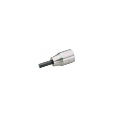 SAM 3/8 in Drive Bit Socket, Hex Bit, 6mm