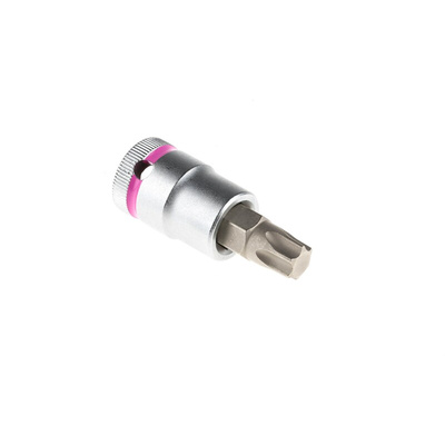 Wera 1/2 in Drive Bit Socket, Torx Bit, T55, 60 mm Overall Length