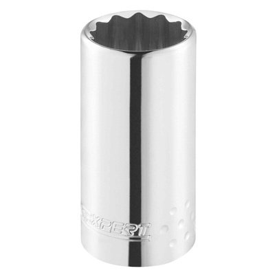 Expert by Facom 1/2 in Drive 30mm Deep Socket, 12 point, 79 mm Overall Length