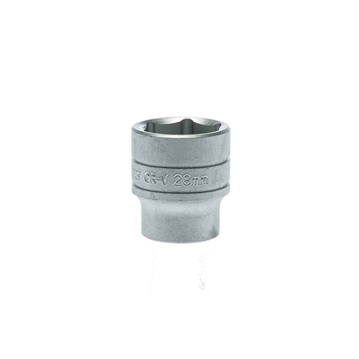 Teng Tools 1/2 in Drive 28mm Standard Socket, 6 point, 43 mm Overall Length