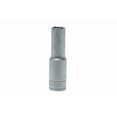 Teng Tools 1/2 in Drive 12mm Deep Socket, 12 point, 79 mm Overall Length