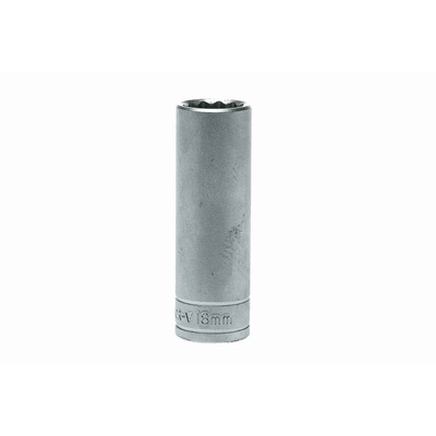 Teng Tools 1/2 in Drive 18mm Deep Socket, 12 point, 79 mm Overall Length