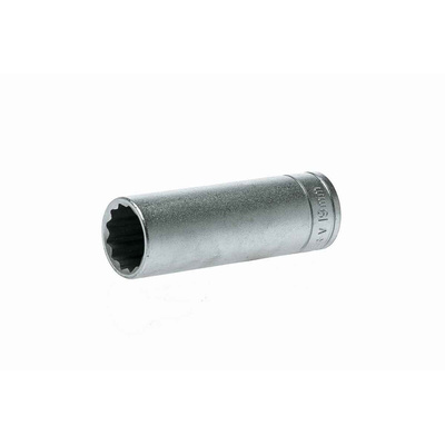 Teng Tools 1/2 in Drive 19mm Deep Socket, 12 point, 79 mm Overall Length