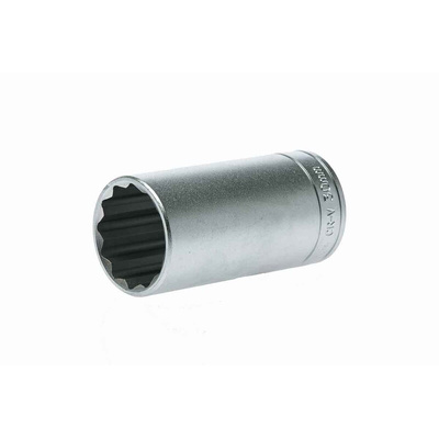 Teng Tools 1/2 in Drive 30mm Deep Socket, 12 point, 79 mm Overall Length