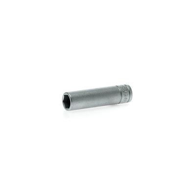 Teng Tools 1/4 in Drive 9mm Deep Socket, 6 point, 49.5 mm Overall Length