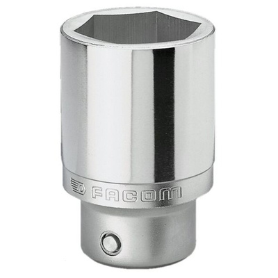 Facom 3/4 in Drive 30mm Deep Socket, 6 point, 90 mm Overall Length