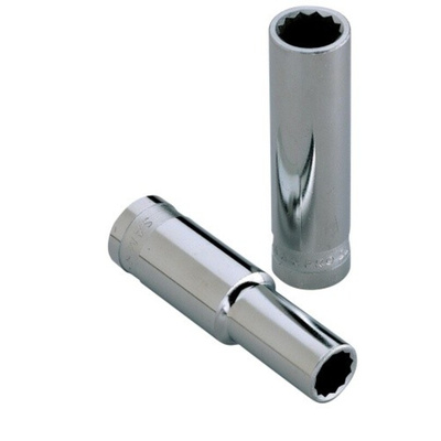 SAM 1/2 in Drive 32mm Deep Socket, 12 point, 82 mm Overall Length