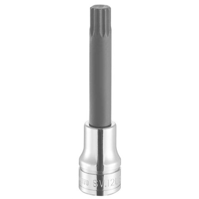 Facom 1/2 in Drive Bit Socket, XZN Spline Bit, M10, 100 mm Overall Length