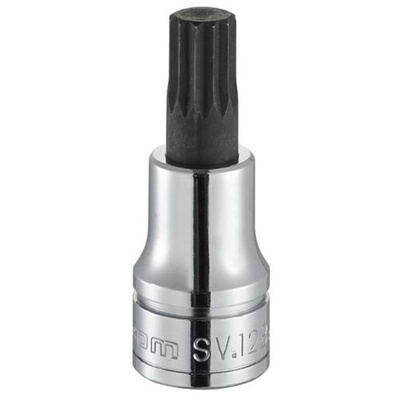 Facom 1/2 in Drive Bit Socket, XZN Spline Bit, M12, 60 mm Overall Length