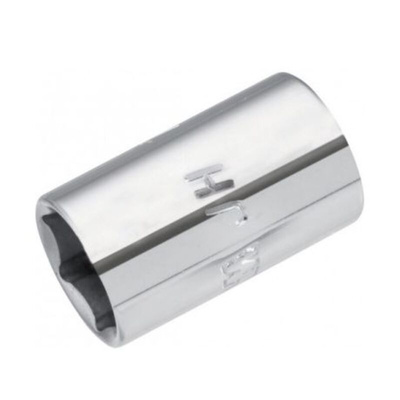 SAM 3/8 in Drive 17mm Standard Socket, 6 point, 28 mm Overall Length