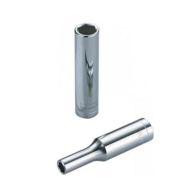 SAM 1/4 in Drive 14mm Deep Socket, 6 point, 50 mm Overall Length