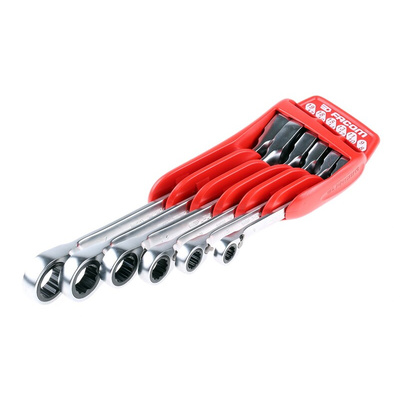 Facom 65.JP Series 6-Piece Spanner Set, 8 x 9 → 17 x 19 mm