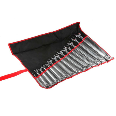 RS PRO 14-Piece Spanner Set, 3/8 → 1.1/4 in, Chrome Vanadium Steel