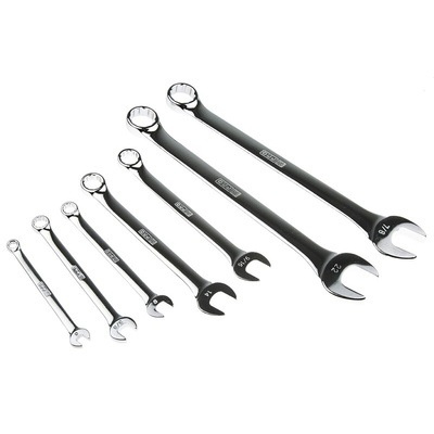 RS PRO 23-Piece Spanner Set, 5/16 → 13/16 in, Chrome Vanadium Steel