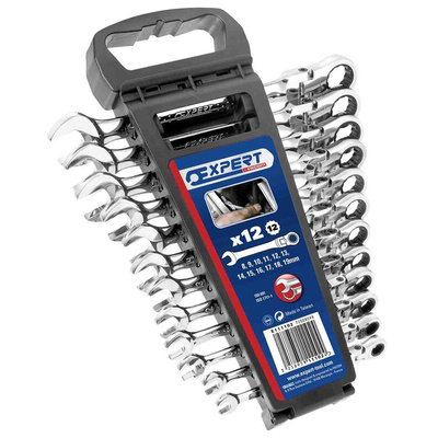Expert by Facom 12-Piece Spanner Set, 8 → 19 mm