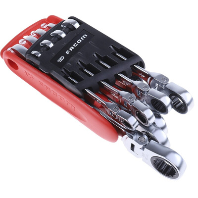 Facom 467F Series 8-Piece Spanner Set, 5/16 → 3/4 in