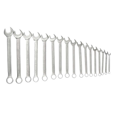 Teng Tools 17-Piece Spanner Set, 6 → 22 mm, Chrome Vanadium