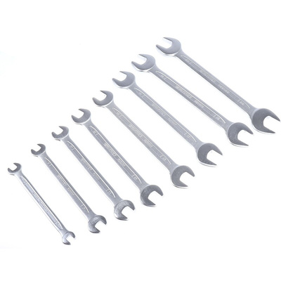 Teng Tools 8-Piece Spanner Set, 6 → 22 mm, Chrome Vanadium