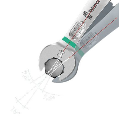 Wera Joker 6003 Series 11-Piece Ring Spanner Set, 10 → 19 mm, Chrome Molybdenum Steel