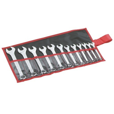 SAM 12-Piece Combination Spanner Set, 8 → 22 mm, Chrome Vanadium Steel