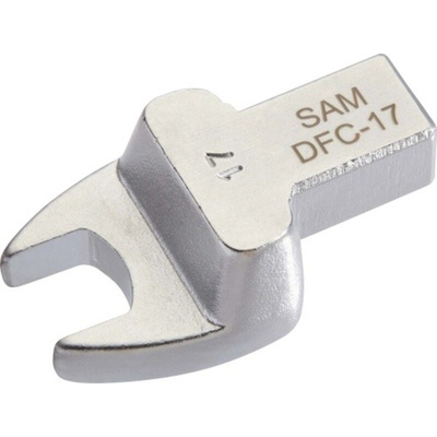 SAM DFC Series Spanner Head, 25 mm, 14 x 18mm Insert, Chrome Finish