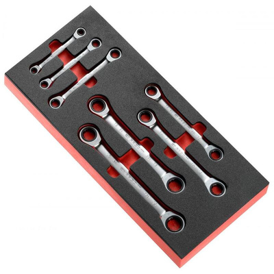 Facom MODM.64J7 Series 13-Piece Combination Ratchet Spanner Set, 6 → 19 mm