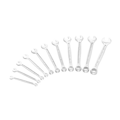 Facom 11-Piece Combination Spanner Set, 7 → 19 mm