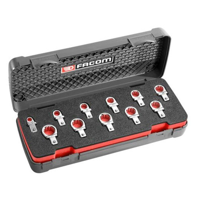 Facom 11-Piece Ring Spanner Set, 8 → 19 mm