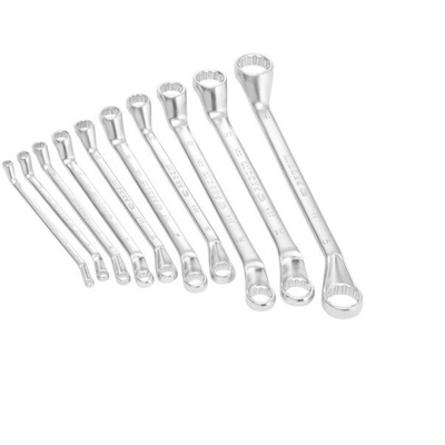 Facom 55A.JD Series 10-Piece Ring Spanner Set, 6 x 7 → 30 x 32 mm