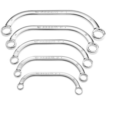 Facom 57.JE Series 5-Piece Ring Spanner Set, 10 x 12 → 19 x 22 mm