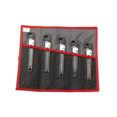 Facom 5-Piece Flare Nut Spanner Set, 14 → 19 mm