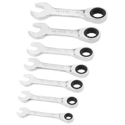 Stanley FMMT82 Series 7-Piece Combination Spanner Set, 8 mm, 10 mm, 12 mm, 13 mm, 14 mm, 17 mm, 19 mm
