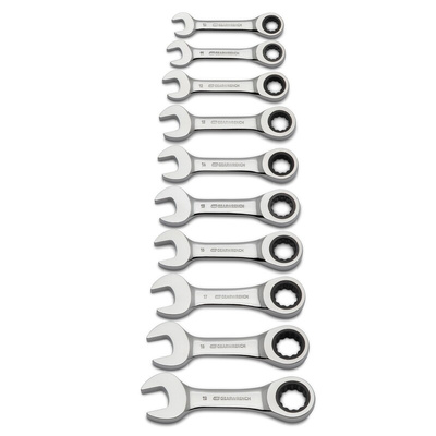 GearWrench 10-Piece Spanner Set, 10 → 19 mm