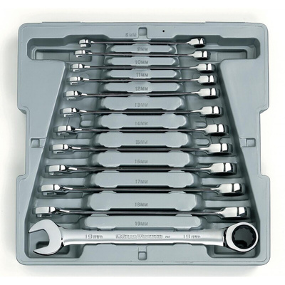 GearWrench 12-Piece Spanner Set, 8 → 19 mm