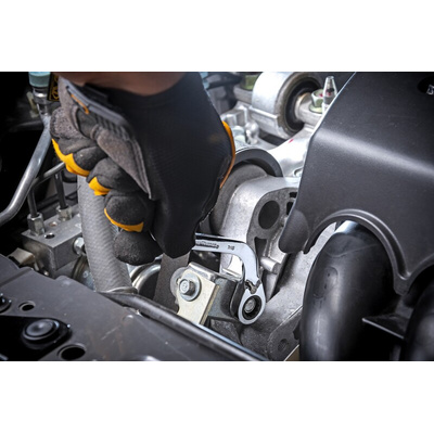 RS PRO 4-Piece Spanner Set, 3/8 x 7/16 → 3/4 x 7/8 in, Chrome Vanadium Steel