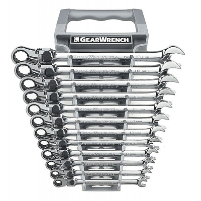 GearWrench 12-Piece Spanner Set, 8 → 19 mm